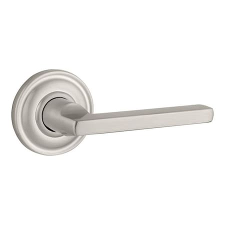 Baldwin Reserve Satin Nickel Door Levers PS.SQU.TRR.150